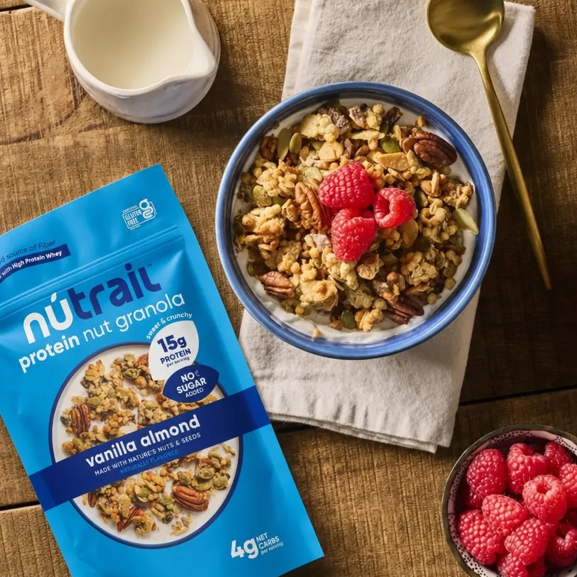 Vanilla Almond Protein Nut Granola | NuTrail