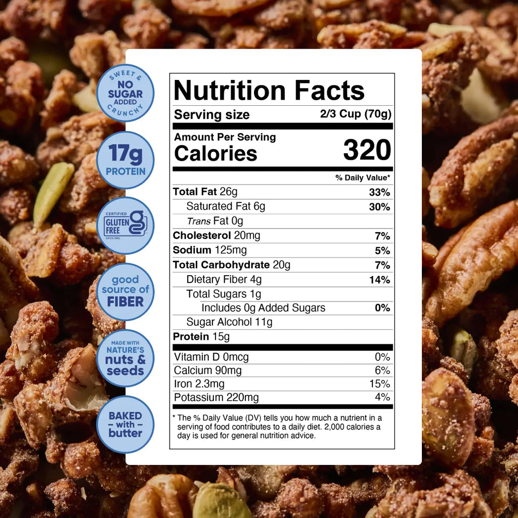 Chocolate Protein Nut Granola
