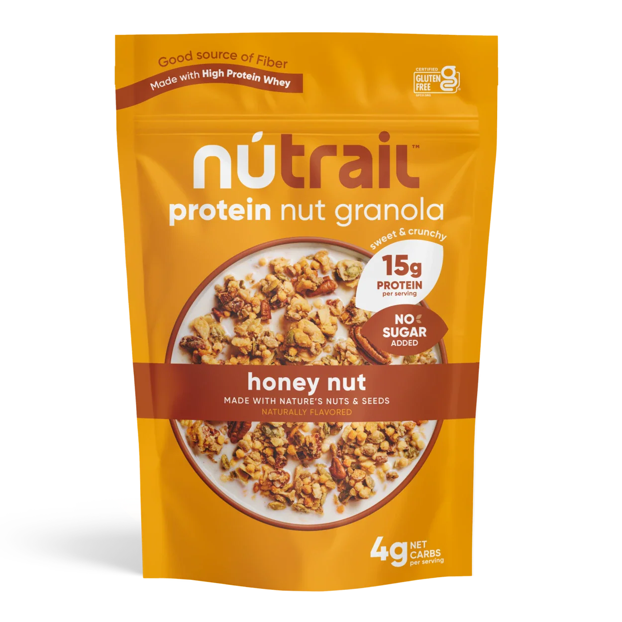 Honey Nut Protein Nut Granola | NuTrail