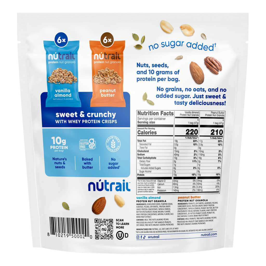 NuTrail Protein Nut Granola Variety Pack