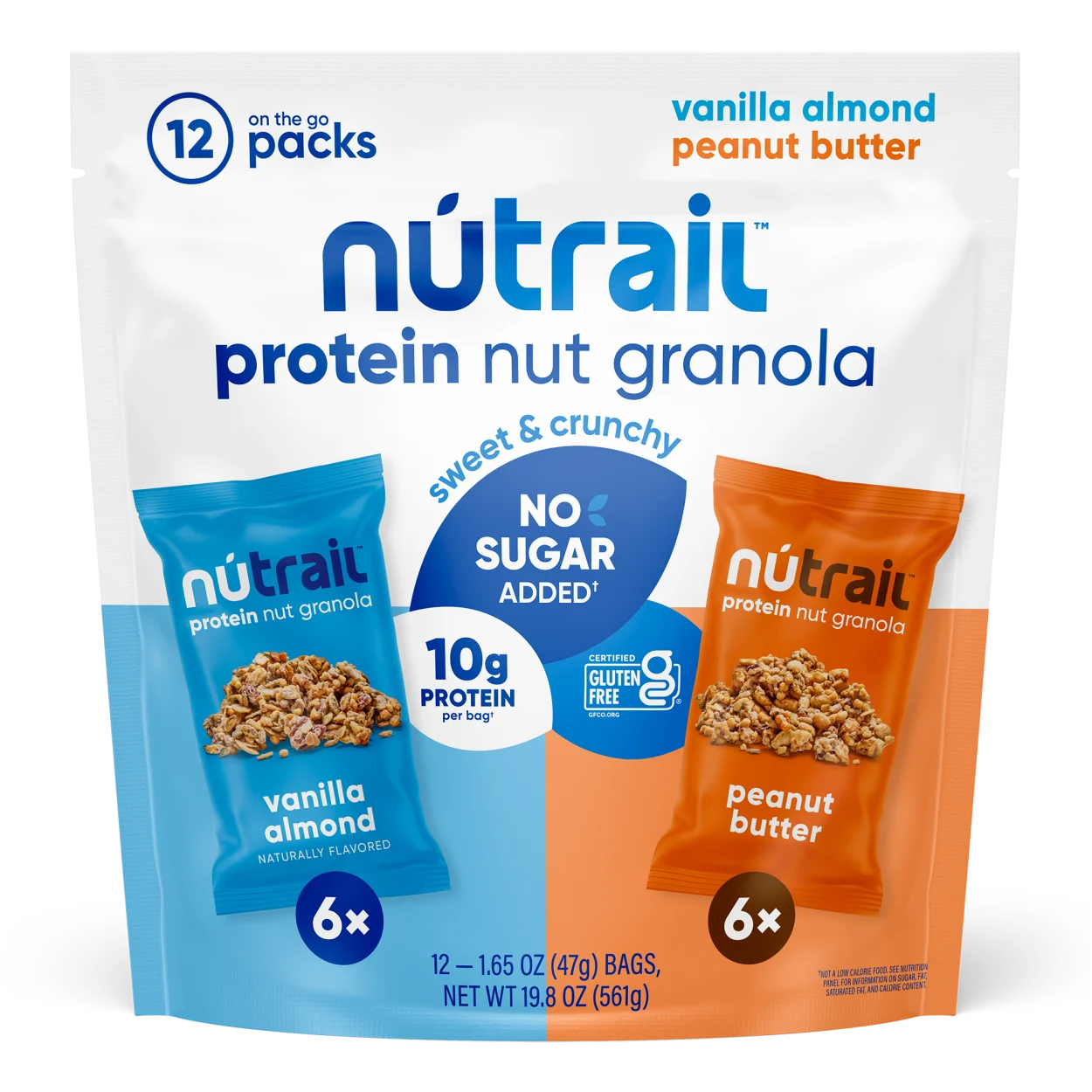 NuTrail Protein Nut Granola Variety Pack