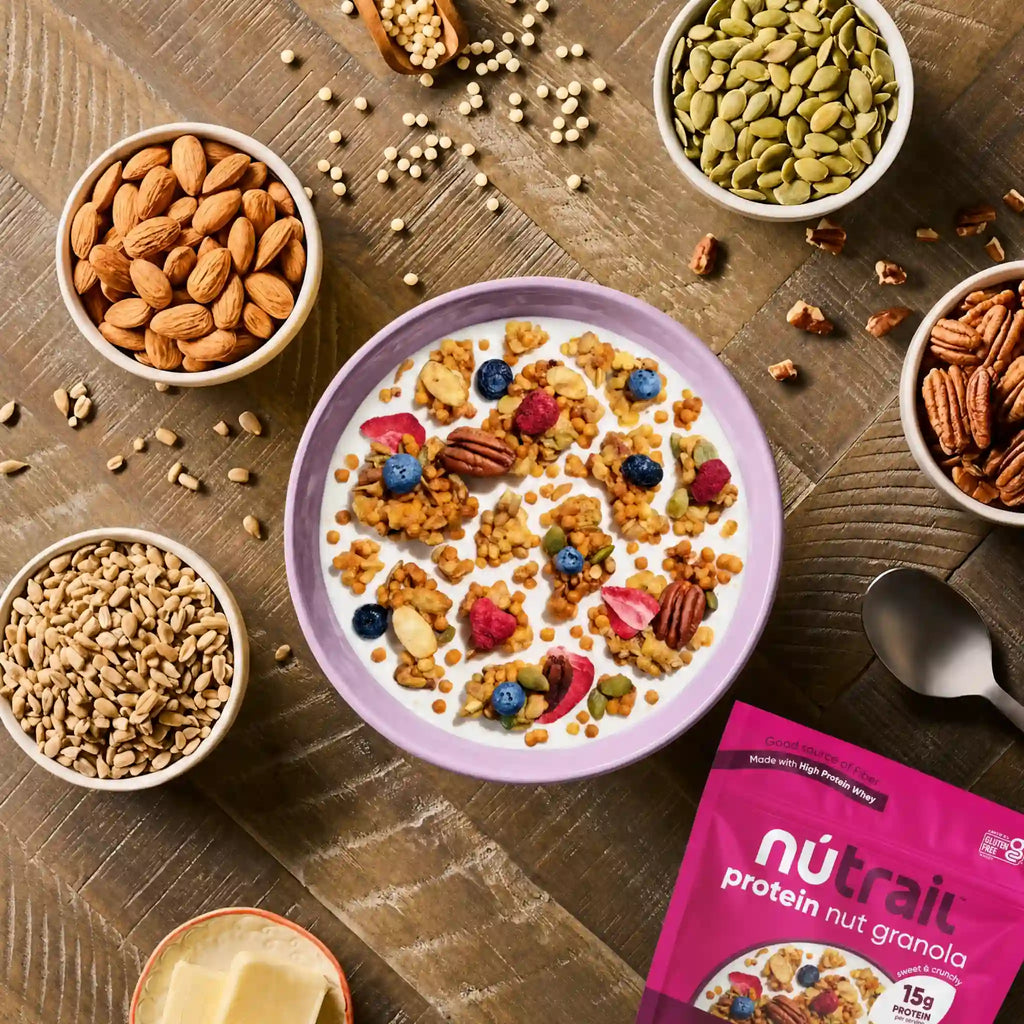 Triple Berry Protein Nut Granola | NuTrail