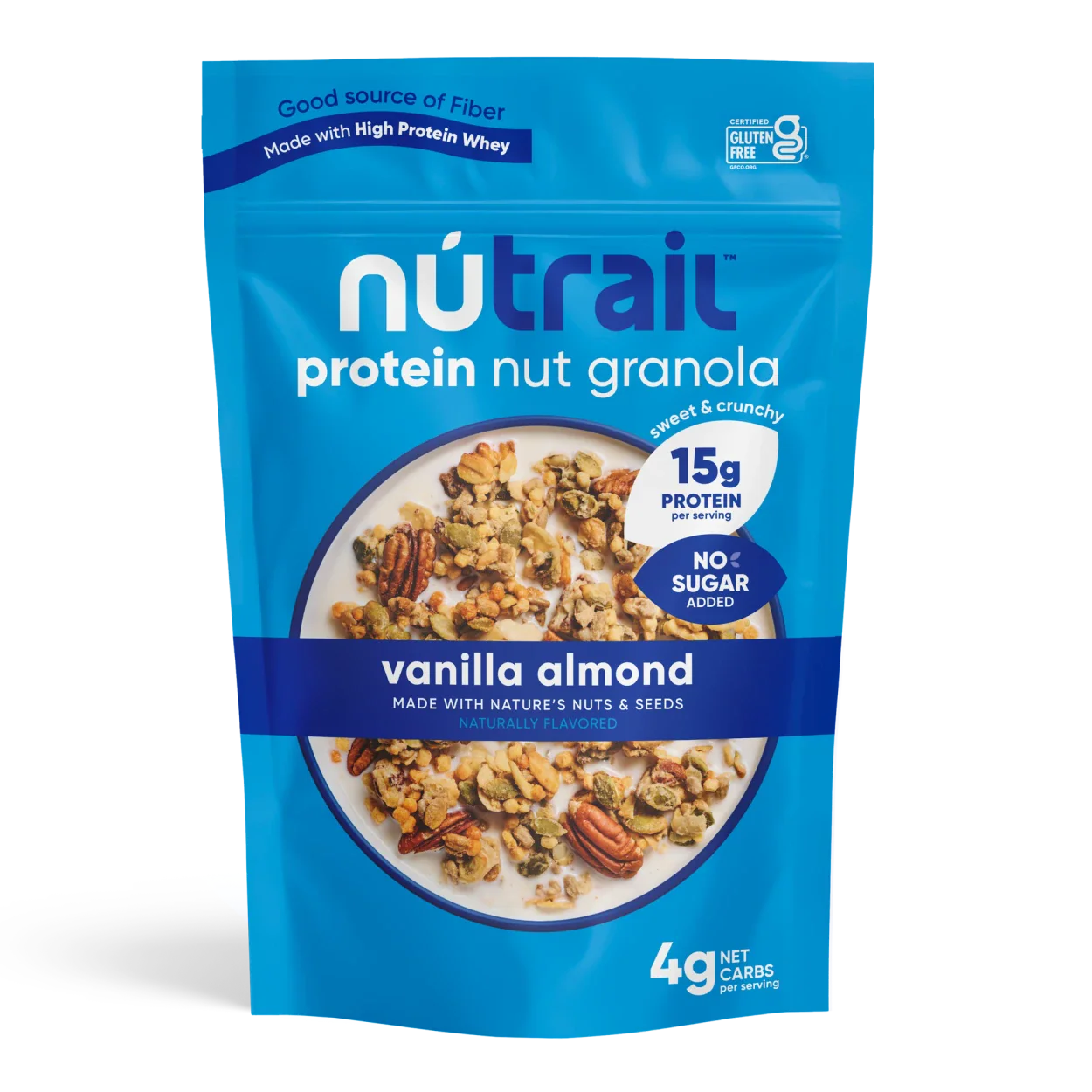 Vanilla Almond Protein Nut Granola | NuTrail