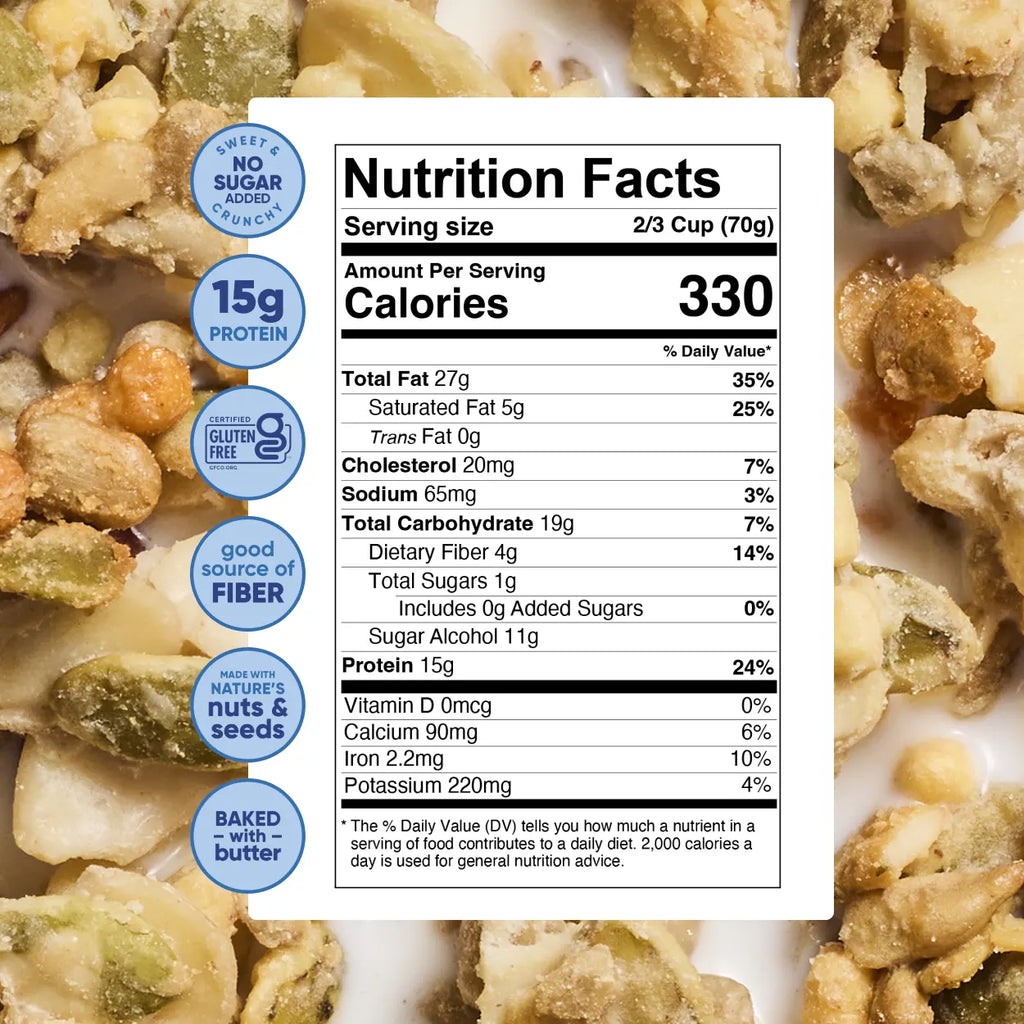 Vanilla Almond Protein Nut Granola | NuTrail